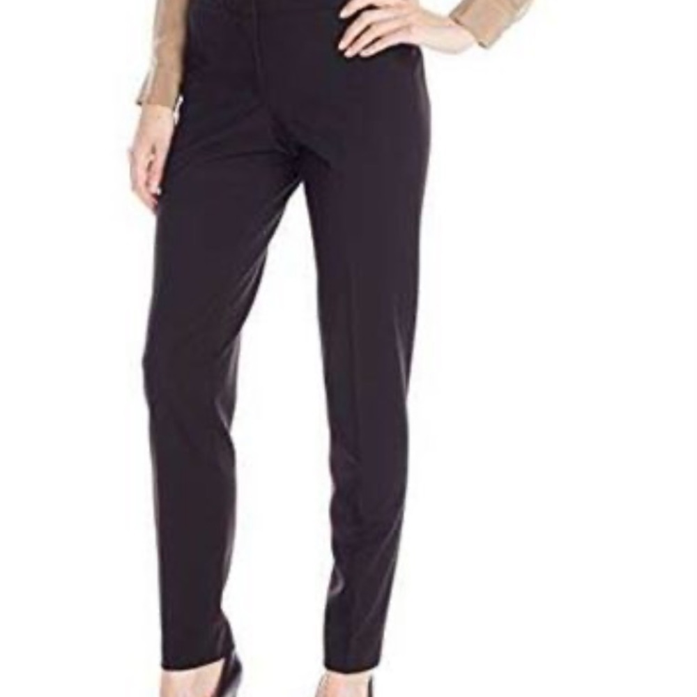 Calvin Klein Black Dress Pants with Smooth Flat Front